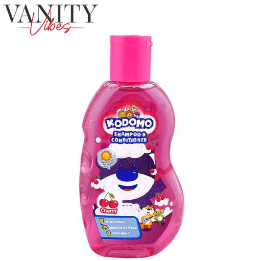 Kodomo Cherry Antibacterial Shampoo & Conditioner For Kids 200ml