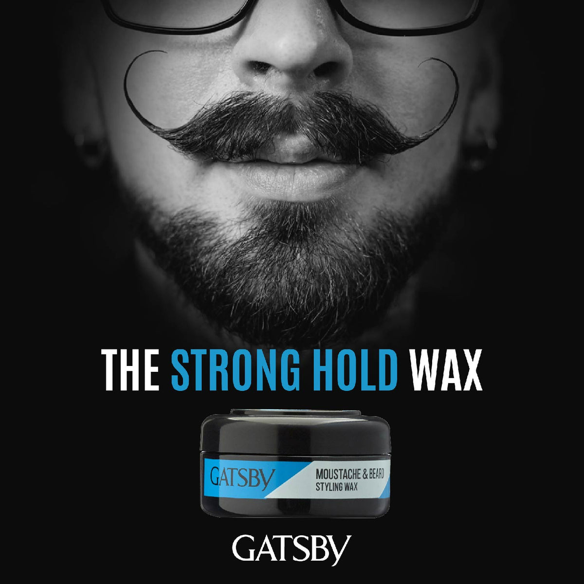 Gatsby Moustache & Beard Styling Wax Strong Hold 25g