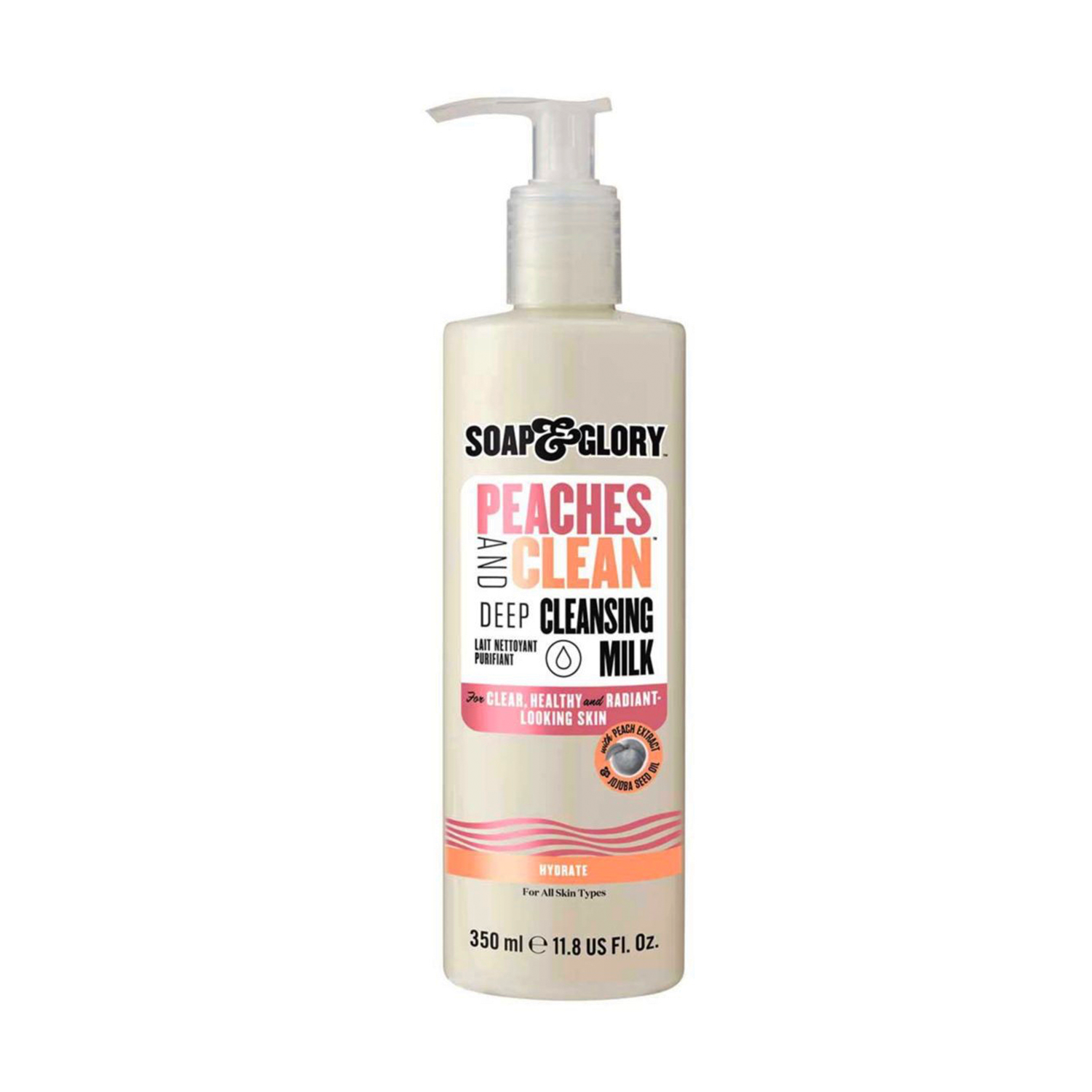 Soap & Glory Peaches & Clean Deep Cleansing Milk For All Skin Types 350ml