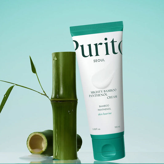 Purito Mighty Bamboo Panthenol Cream 100 ml Deep Moisturizing & Skin Barrier Repair (K Beauty)