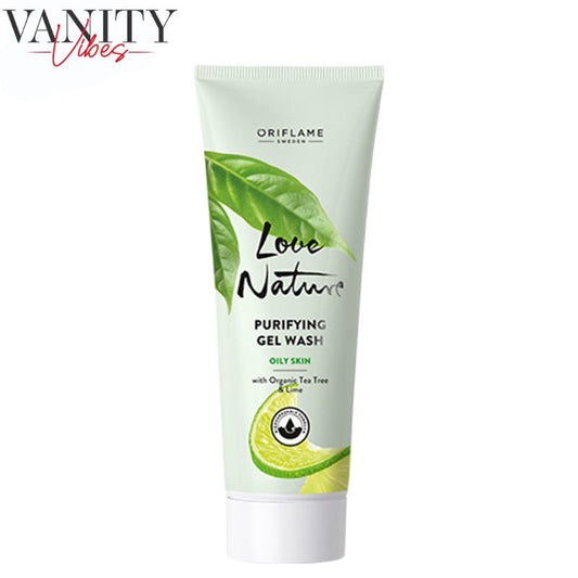 Oriflame Love Nature Tea Tree & Lime Gel Face Wash 125ml