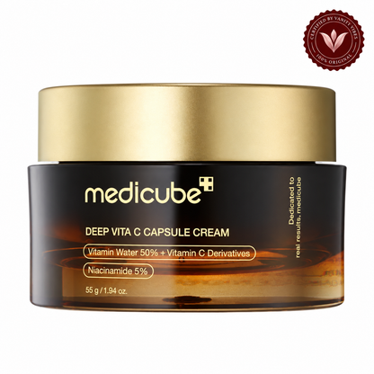 Medicube Deep Vita C Capsule Cream 55 g Brightening Care & Even Skin Tone (K Beauty) — Vanity Vibes sealed product photo