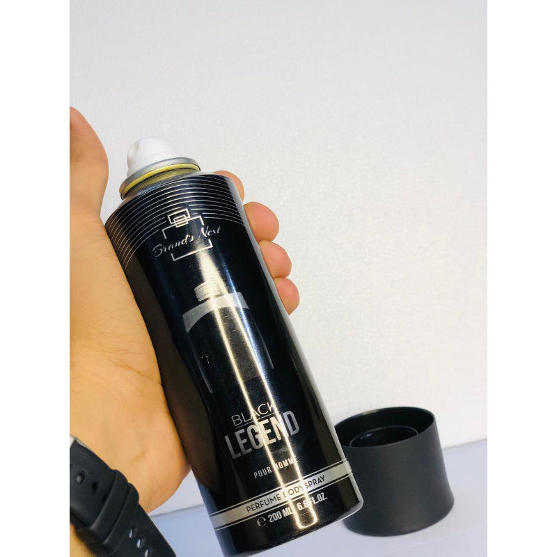 Brand’s Next Black Legend Pour Homme Perfume Body Spray 200ml  Long-Lasting Masculine Fragrance