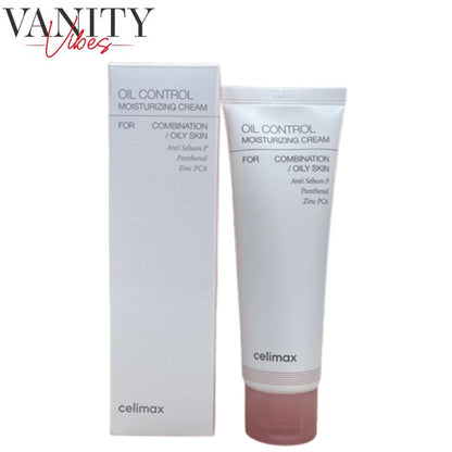 Celimax Oil Control Moisturizing Cream 80 ml Lightweight Hydration & Shine Control (K Beauty)
