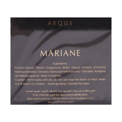 Arqus Mariane Intense For Him Eau de Parfum 100ml Long-Lasting Masculine Fragrance