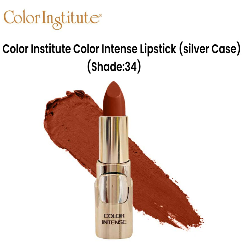 Color Institute Color Intense Lipstick (silver Case) (Shade:34)