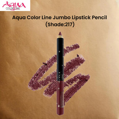 Aqua Color Line Jumbo Lipstick Pencil (Shade:217)
