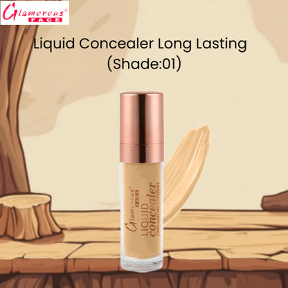 Glamorous Face Liquid Concealer Long Lasting (Shade:01)