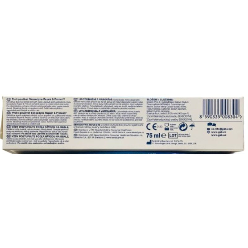 Sensodyne Repair & Protect Toothpaste 75ml Strengthens Enamel & Protects Sensitive Teeth