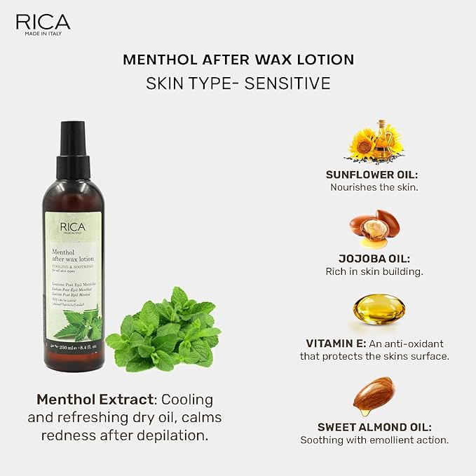 Rica Menthol After Wax Lotion-250ml