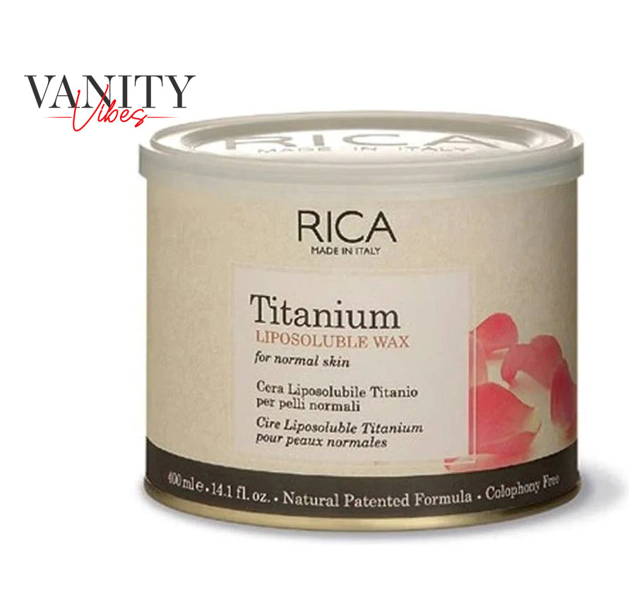 Rica Titanium Liposoluble Wax For Normal Skin 400ml