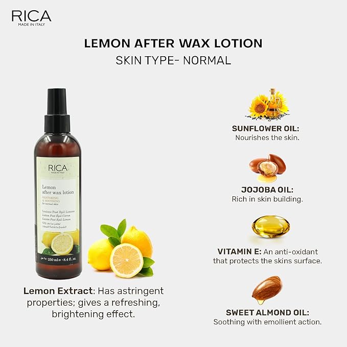 Rica Lemon After Wax Lotion-250ml