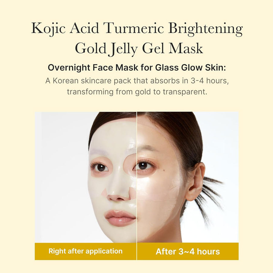 Medicube Kojic Acid Turmeric Brightening Gel Mask (Single Sheet)