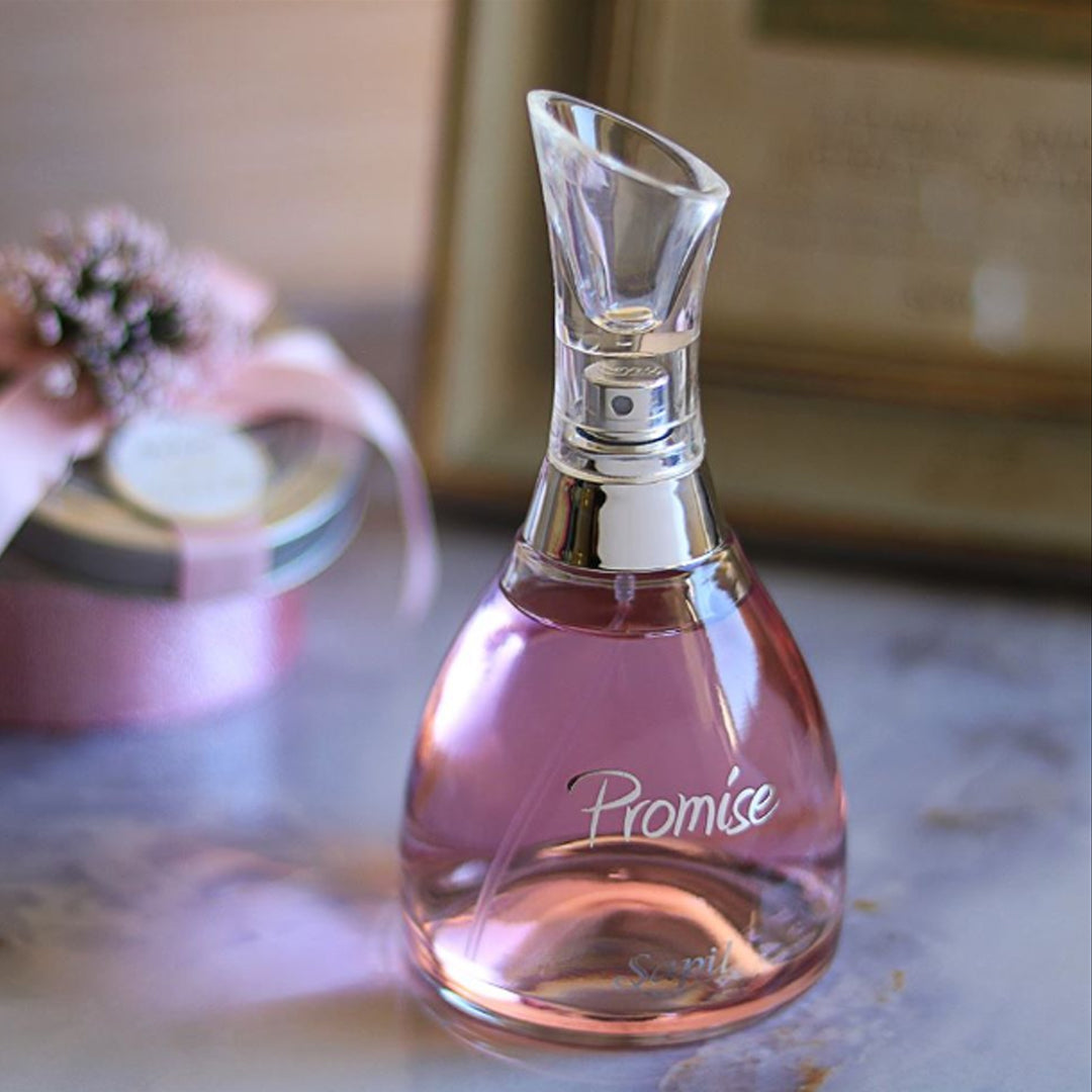 Sapil Promise Eau de Parfum for Women 100ml - Long Lasting Floral Fruity Perfume with Elegant Feminine Fragrance for Daily We