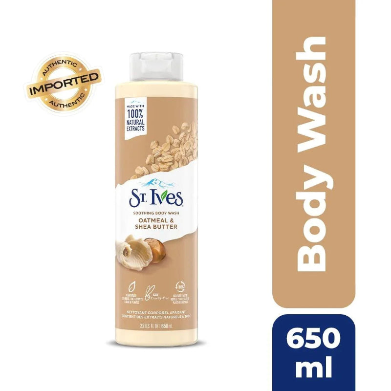 St. Ives Body Wash Soothing Oatmeal & Shea Butter 650ml