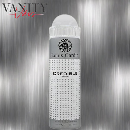Credible Homme by Louis Cardin Perfumed Deodorant Body Spray for Men 200ml