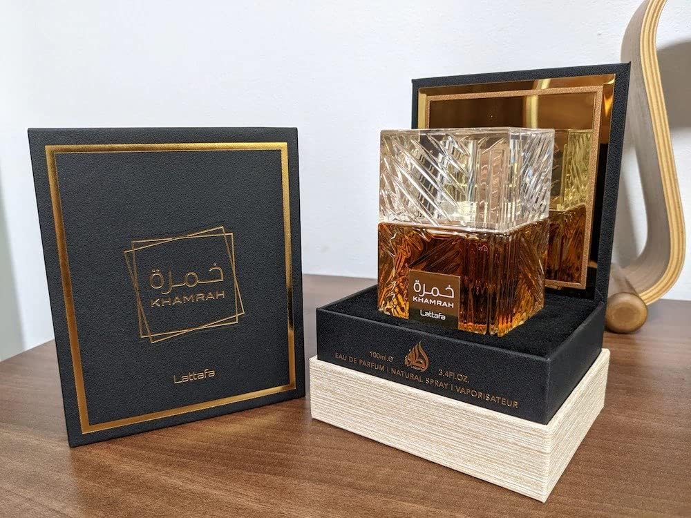 Lattafa Khamrah Unisex Eau de Parfum 100ml - Original Long Lasting Arabic Perfume