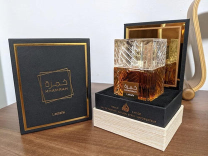 Lattafa Khamrah Unisex Eau de Parfum 100ml - Original Long Lasting Arabic Perfume