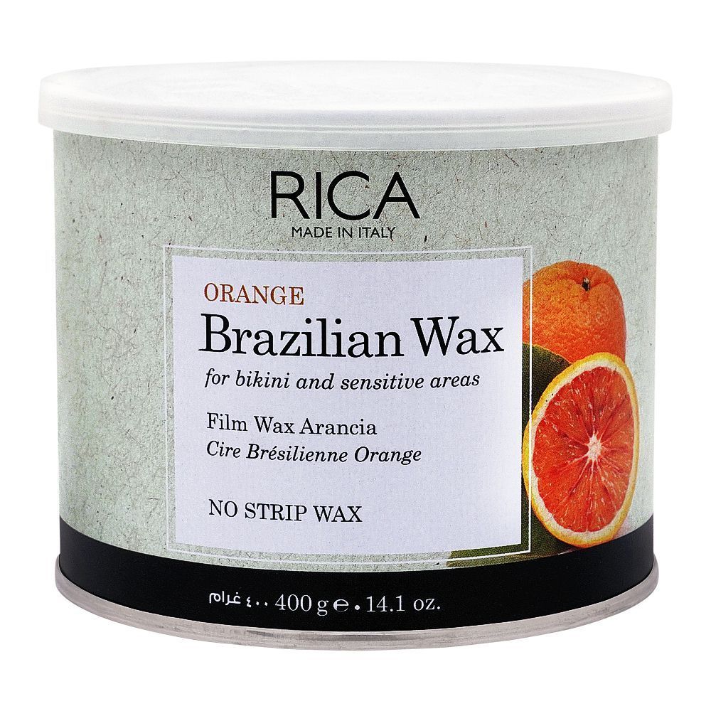 Rica Orange Brazilian Wax For Bikni and Sensitive Areas 400ml