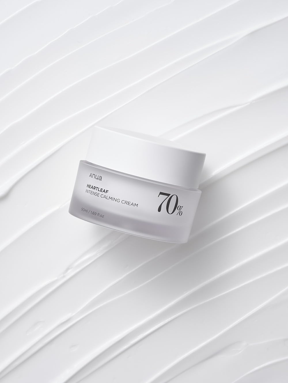 Anua Heartleaf 70% Intense Calming Cream 50 ml Soothes & Strengthens Sensitive Skin (K Beauty)