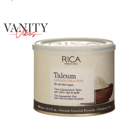 Rica Talcum Liposoluble Wax For All Skin Type 400ML