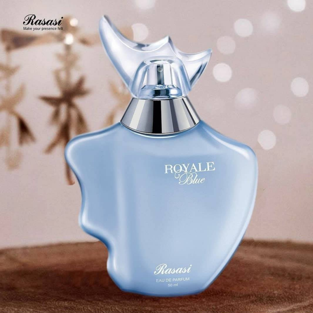 Rasasi Royale Blue Eau de Parfum 50ml - Long Lasting Original Elegant Feminine Fragrance for Women