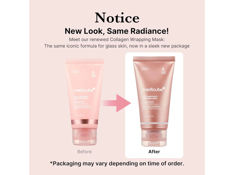 Medicube Collagen Night Wrapping Mask 75 ml Overnight Firming & Hydration (K Beauty)