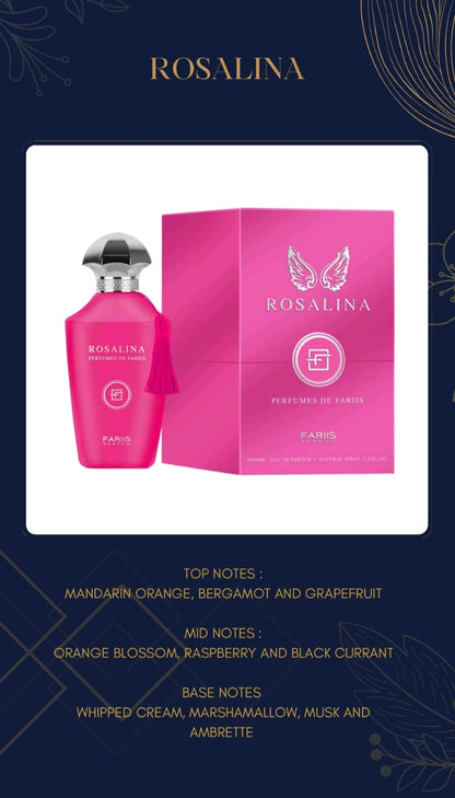 Faris Rosalina by Fariis EDP for Women 100ml