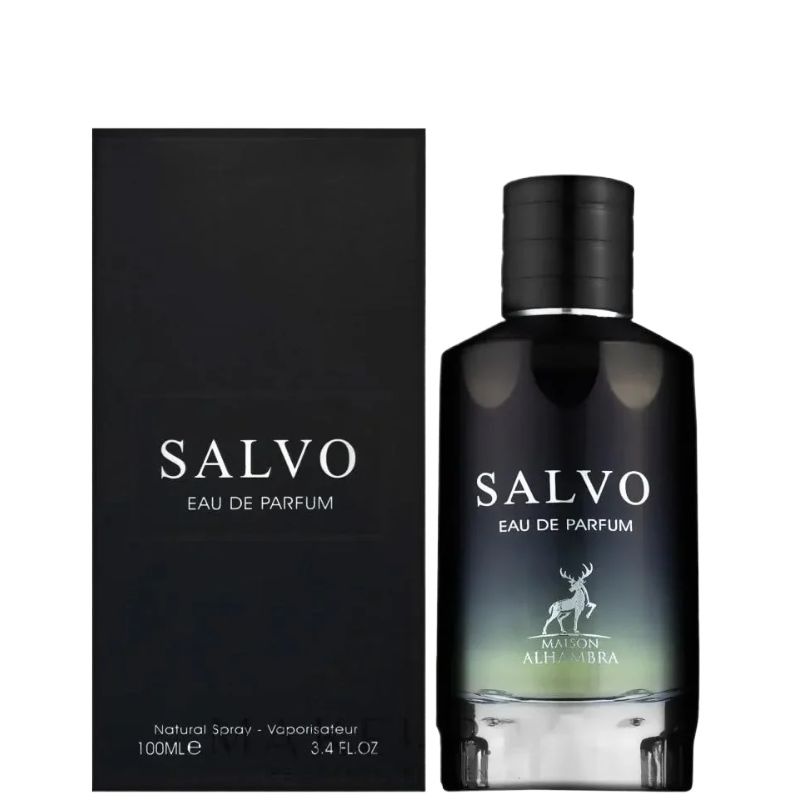 Salvo Eau de Parfum by Maison Alhambra for Men 100ml Long-Lasting Bold Masculine Fragrance