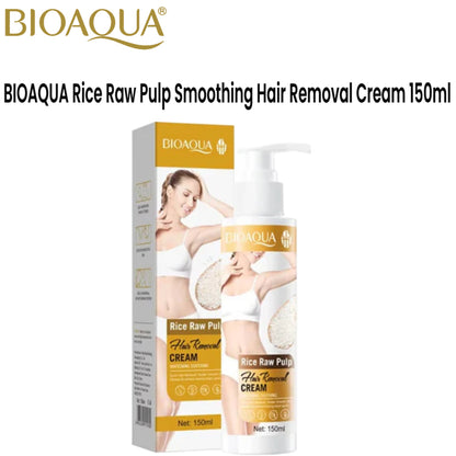 BIOAQUA Rice Raw Pulp Smoothing Hair Removal Cream 150ml
