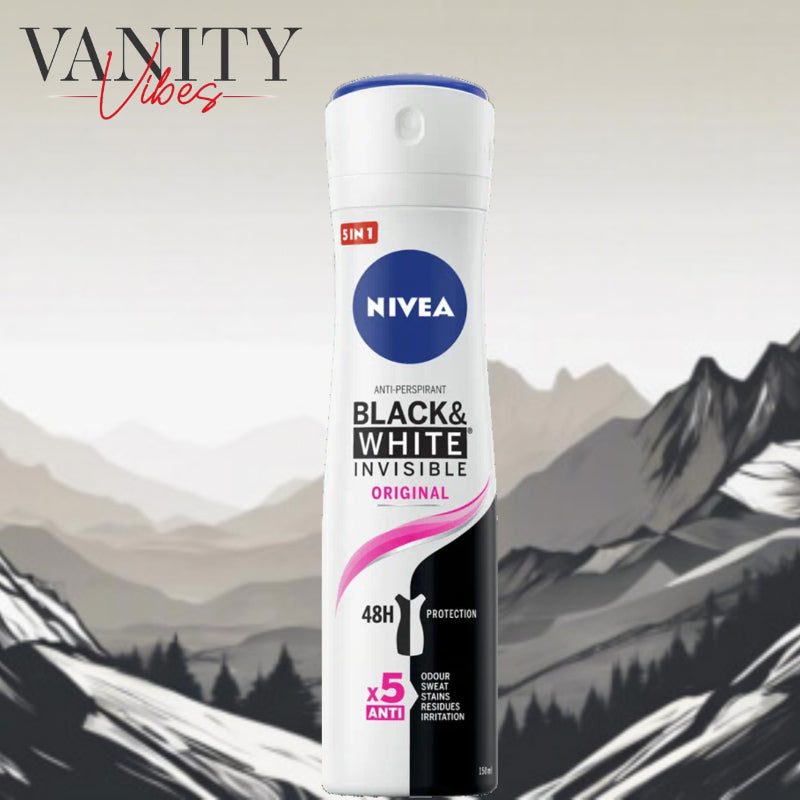 Nivea Black & White Invisible Original Women Body Spray Deodorant 150ml