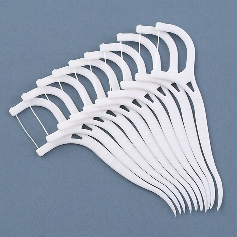 Cosee Dental Floss with Toothpick (25 Pcs x Pack of 6) - Interdental Cleaners for Plaque Removal, Gum Care & Fresh Breath Ora
