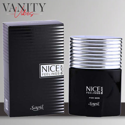 Nice Feelings Black by Sapil Eau de Toilette 75ml for Men