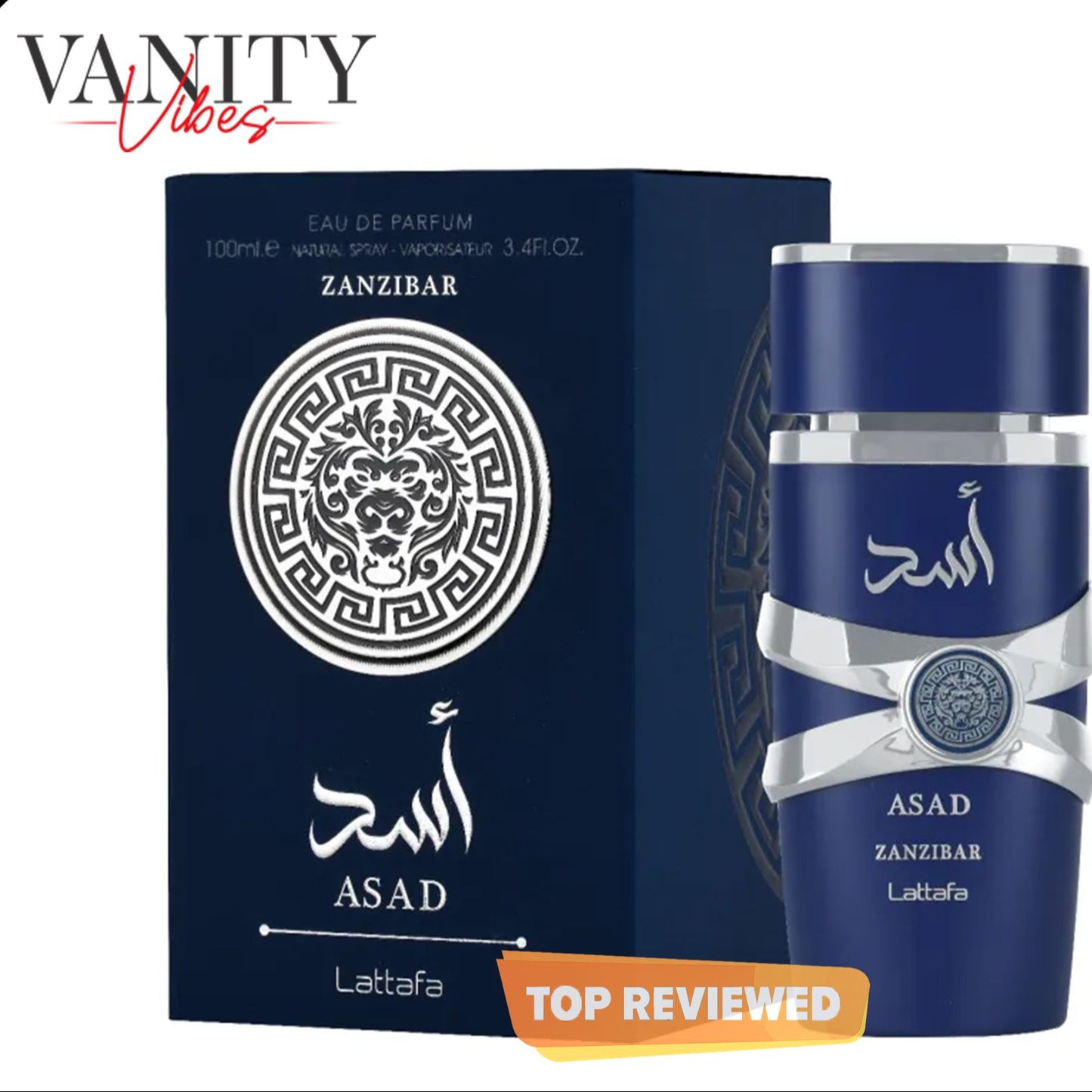 Lattafa Asad Zanzibar Eau De Parfum 100ml – Long Lasting Original Masculine Fragrance for Men (2024 Edition)