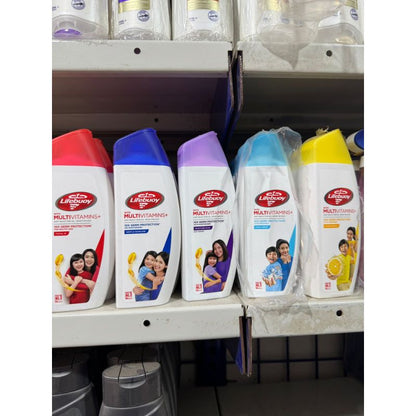 Lifebuoy Multivitamins+ Antibacterial Body Wash 10X Germ Protection 275ml - Gentle Skincare Shower Gel for Healthy, Clean & F
