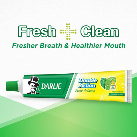 Darlie Double Action Fresh Clean Mint Toothpaste Strong Teeth & Long-Lasting Fresh Breath
