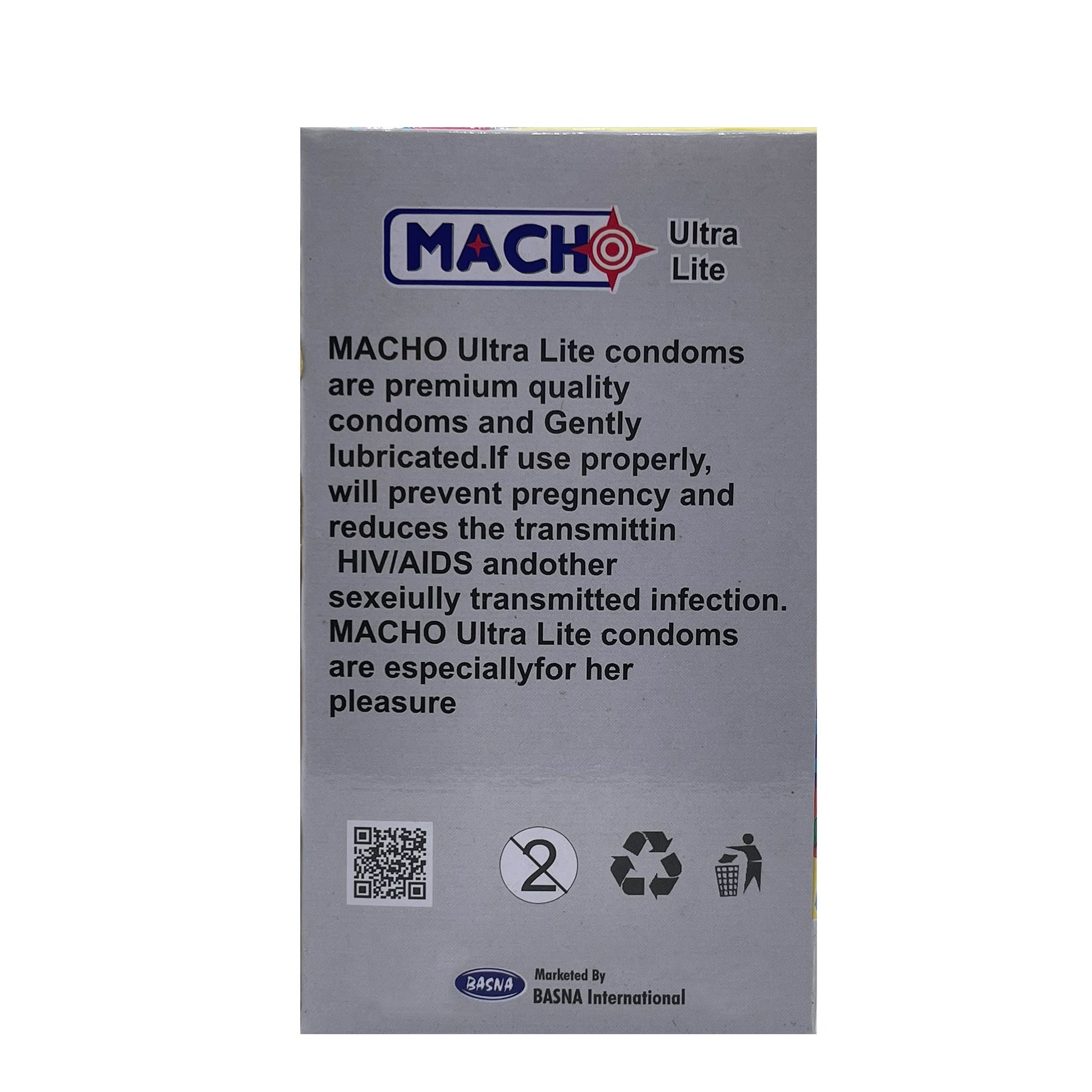 Inno Macho Premium Ultra Light Condom Pack of 6 - 18pcs