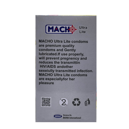 Inno Macho Premium Ultra Light Condom Pack of 6 - 18pcs