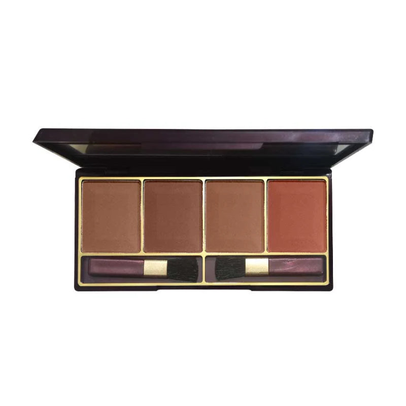 Glamorous Face 4 Color Contour & Bronzer Pallete (Group E B)