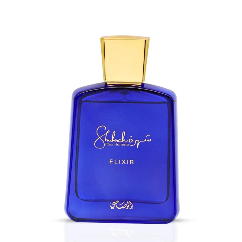 Rasasi Shuhrah Elixir Pour Homme Eau de Parfum for Men 90ml Long-Lasting Sophisticated Masculine Fragrance