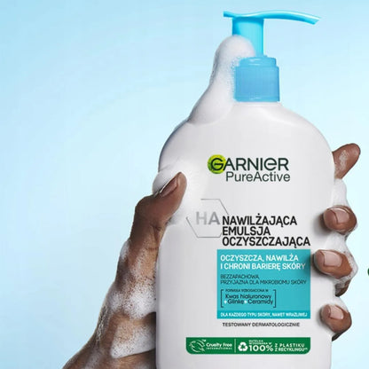 Garnier Pure Active Moisturizing Cleansing Emulsion for Face 250ml Gentle & Hydrating Face Cleanser