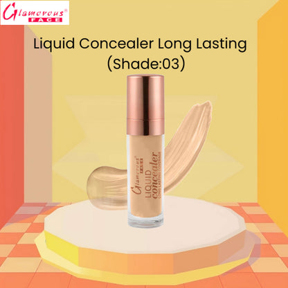 Glamorous Face Liquid Concealer Long Lasting (Shade:03)