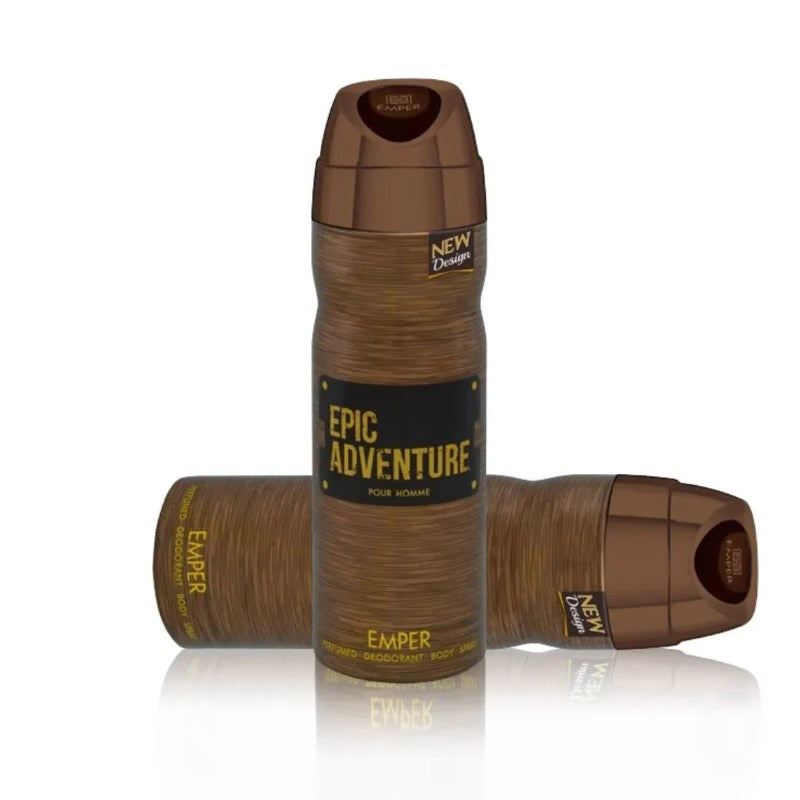 Emper Epic Adventure Men Body Spray 200ml Long-Lasting Fresh & Masculine Fragrance