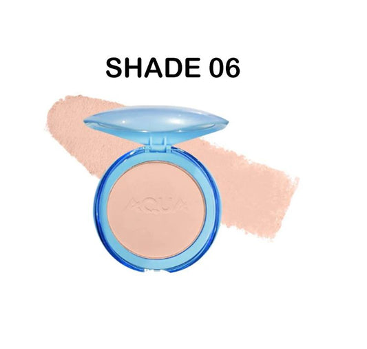 Aqua Color Line Two Way Cake Natural White Beauty Oil Control Spf 35 Powder Cake (Shade-06)