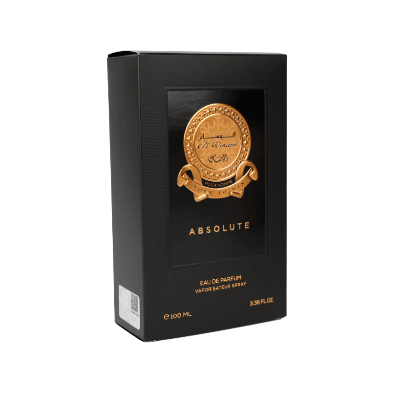 Al Wisam Born to Win Legacy Series Absolute Eau de Parfum by Al Rasasi 100ml Long-Lasting Powerful Fragrance