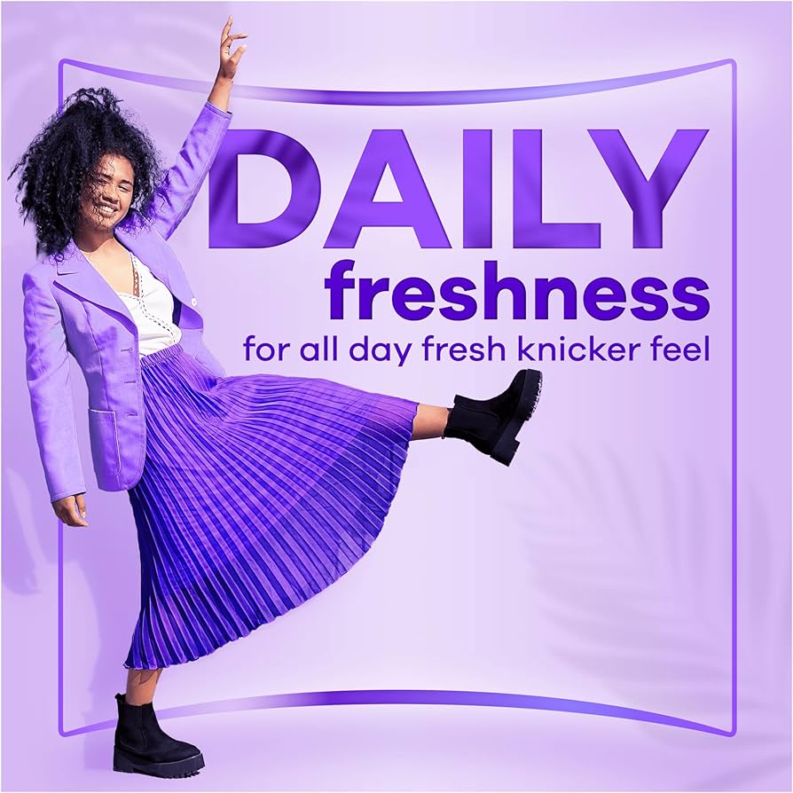 Always Daily Fresh Normal Odour Lock Pantyliners 54pcs Big Pack - Lightly Scented Daily Liners for Everyday Freshness, Comfor
