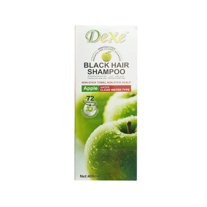 Dexe Black Hair Shampoo with Apple 400 ml Nourishing & Color Protection