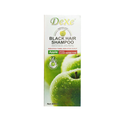 Dexe Black Hair Shampoo with Apple 400 ml Nourishing & Color Protection
