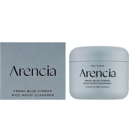 Arencia Fresh Blue Hyssop Rice Mochi Cleanser 120 g Gentle Cleansing & Hydrating Care (K Beauty)
