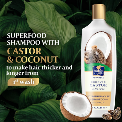 Parachute Adv Coconut & Castor Nourishing Shampoo 340ml